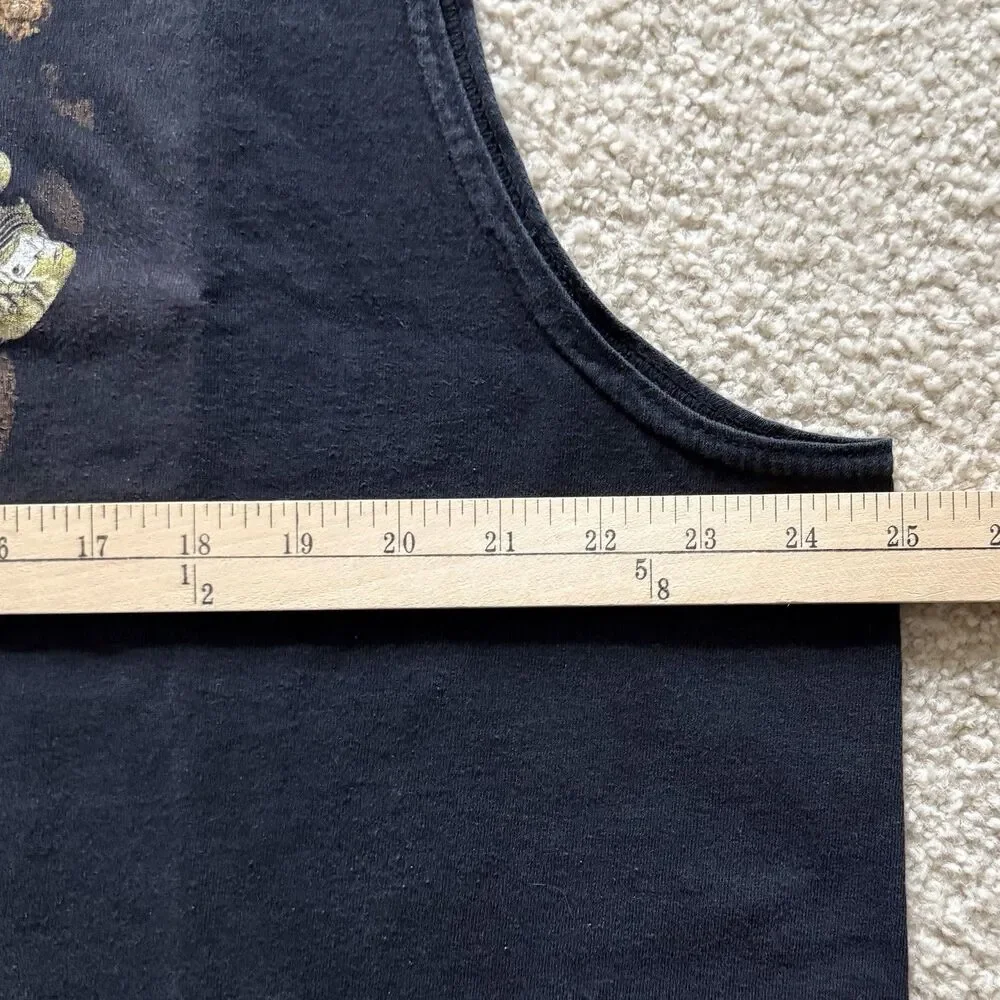 Harley-Davidson Mens Size 2XL T-Shirt Black Sleeveless Eagle Engine Motorcycle - Picture 10 of 12